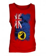 Western Australia Grunge Flag Mens Vest
