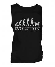 Afghan Hound Evolution Mens Vest
