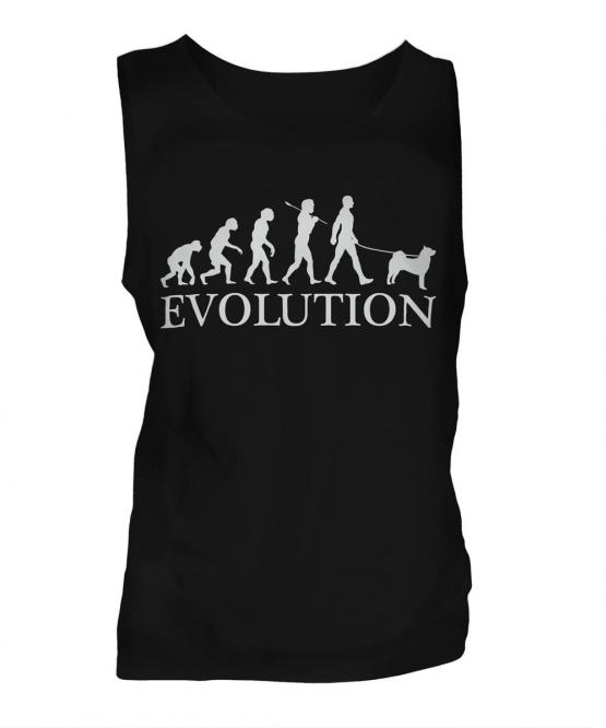 Akita Inu Evolution Mens Vest