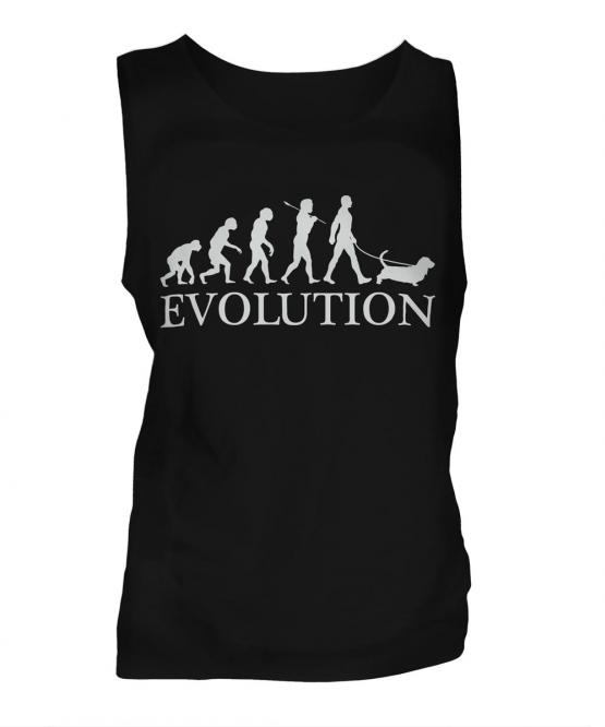 Basset Hound Evolution Mens Vest