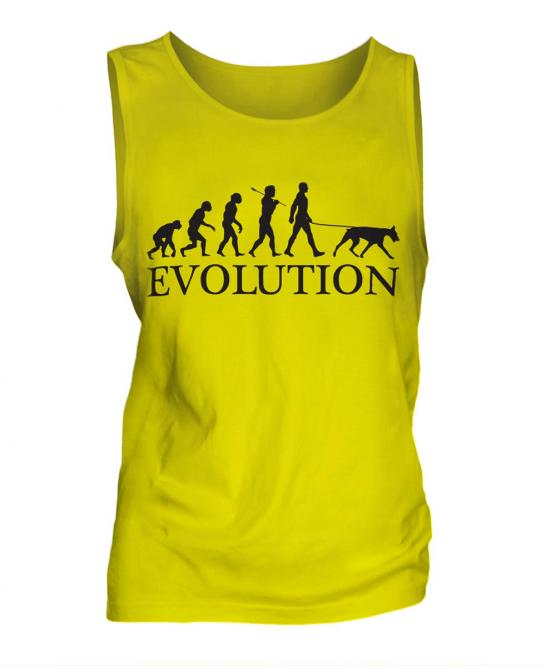 Doberman Pinscher Evolution Mens Vest