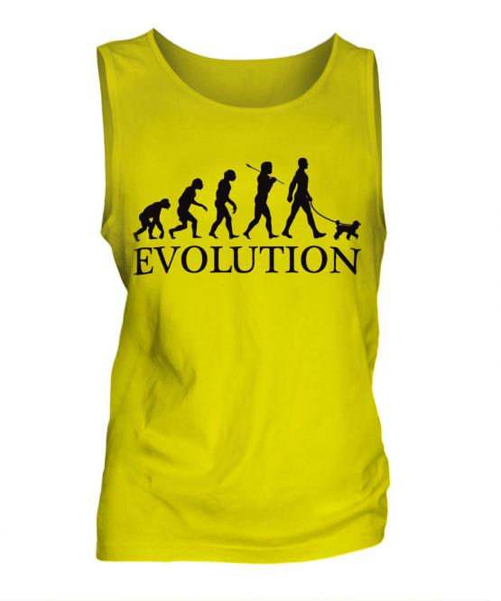 Miniature Poodle Evolution Mens Vest