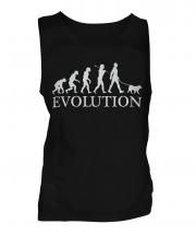 Norwegian Elkhound Evolution Mens Vest