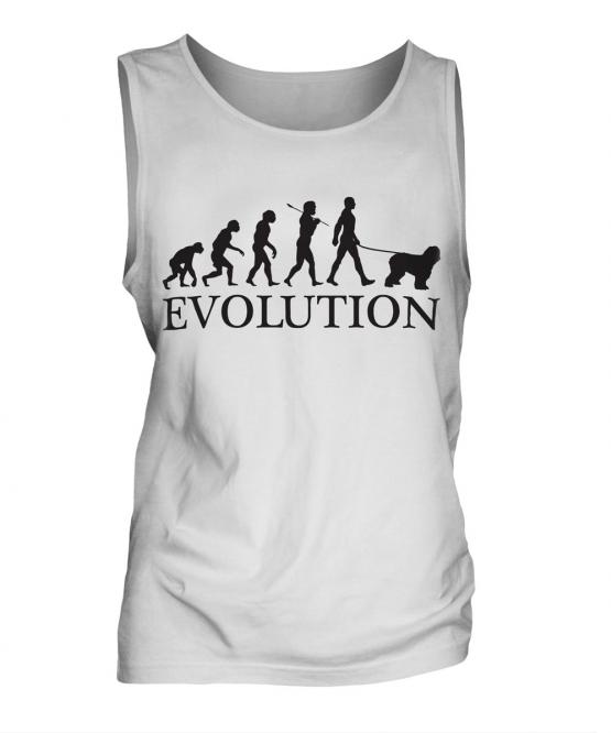 Old English Sheepdog Evolution Mens Vest