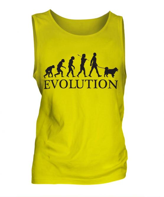 Siberian Husky Evolution Mens Vest