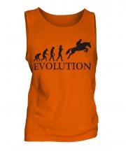 Horse Racing Steeplechase Evolution Mens Vest