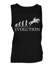 Horse Racing Steeplechase Evolution Mens Vest