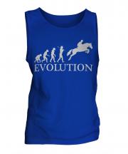 Horse Racing Steeplechase Evolution Mens Vest
