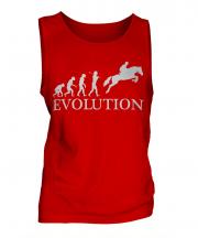 Horse Racing Steeplechase Evolution Mens Vest