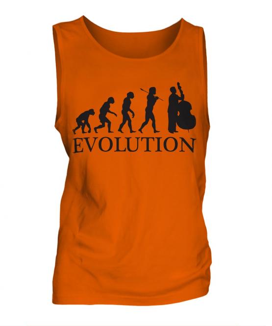 Double Bass Player Evolution Mens Vest