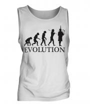 Bagpipes Player Evolution Mens Vest