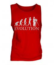 Vintage Photographer Evolution Mens Vest