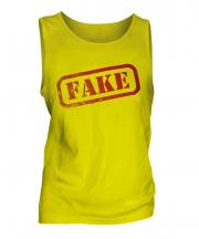 Fake Stamp Mens Vest