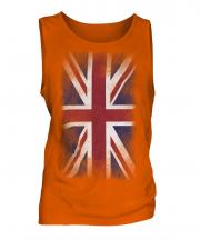 Union Jack Faded Flag Mens Vest