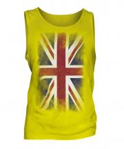 Union Jack Faded Flag Mens Vest