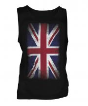 Union Jack Faded Flag Mens Vest