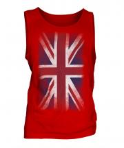 Union Jack Faded Flag Mens Vest