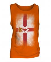 Northern Ireland Faded Flag Mens Vest