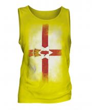 Northern Ireland Faded Flag Mens Vest