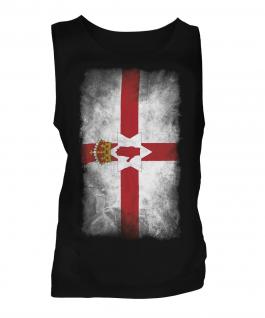 Northern Ireland Faded Flag Mens Vest