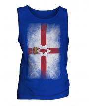 Northern Ireland Faded Flag Mens Vest