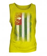 Abkhazia Faded Flag Mens Vest