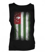 Abkhazia Faded Flag Mens Vest
