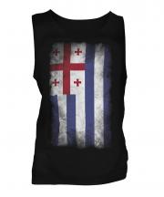 Ajaria Faded Flag Mens Vest