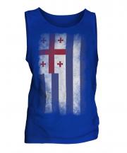 Ajaria Faded Flag Mens Vest