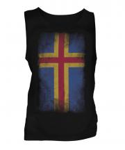 Aland Faded Flag Mens Vest
