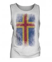 Aland Faded Flag Mens Vest