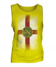 Alderney Faded Flag Mens Vest