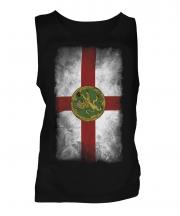 Alderney Faded Flag Mens Vest