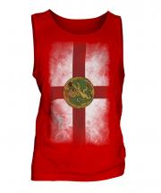 Alderney Faded Flag Mens Vest
