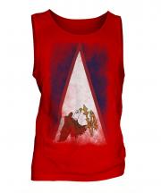 American Samoa Faded Flag Mens Vest