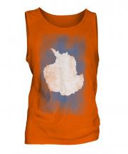 Antartica Faded Flag Mens Vest