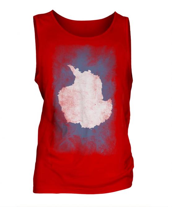 Antartica Faded Flag Mens Vest
