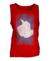 Antartica Faded Flag Mens Vest