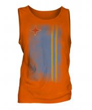 Aruba Faded Flag Mens Vest