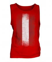 Austria Faded Flag Mens Vest