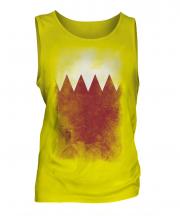 Bahrain Faded Flag Mens Vest