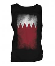 Bahrain Faded Flag Mens Vest