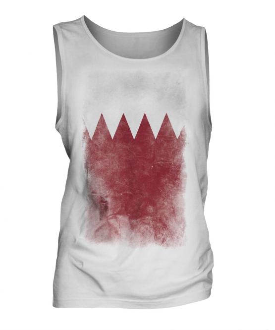 Bahrain Faded Flag Mens Vest