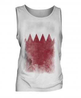 Bahrain Faded Flag Mens Vest