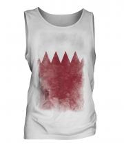 Bahrain Faded Flag Mens Vest