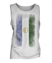Bashkortostan Faded Flag Mens Vest