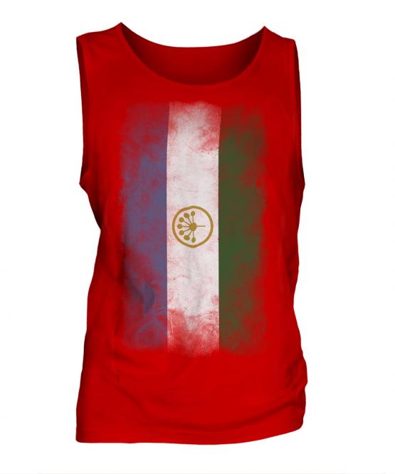 Bashkortostan Faded Flag Mens Vest