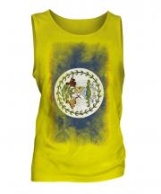 Belize Faded Flag Mens Vest