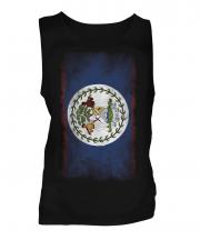 Belize Faded Flag Mens Vest