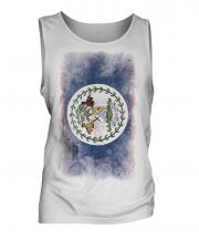 Belize Faded Flag Mens Vest